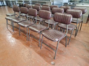 Datsun Vintage Style Chairs - Brown