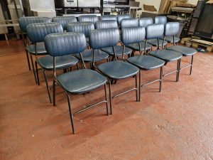 Datsun Vintage Style Chair - Blue