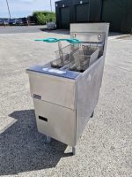 Pitco 4 Burner Split Well Gas Fryer